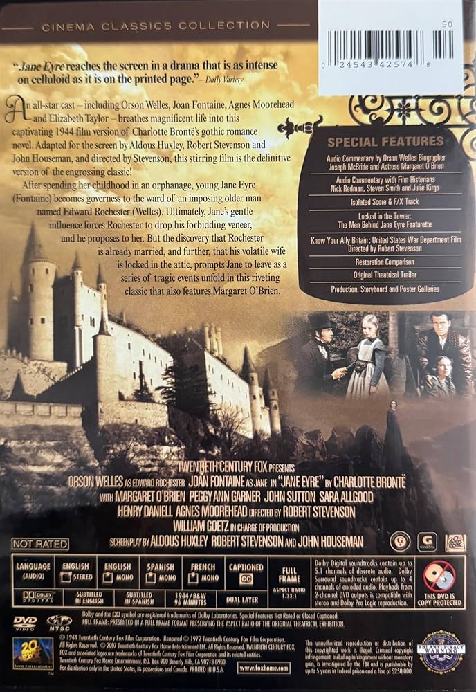 Amazon.com: Jane Eyre : Orson Welles, Joan Fontaine: Movies & TV
